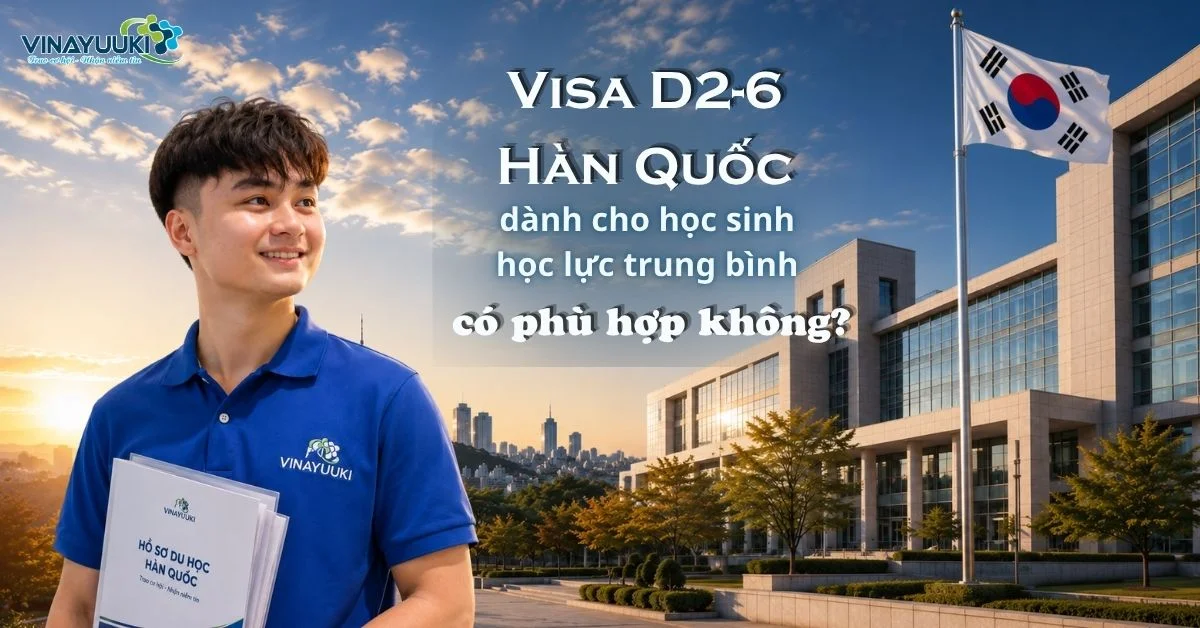 Visa D2-6 Hàn Quốc dành cho học sinh học lực trung bình có phù hợp không?