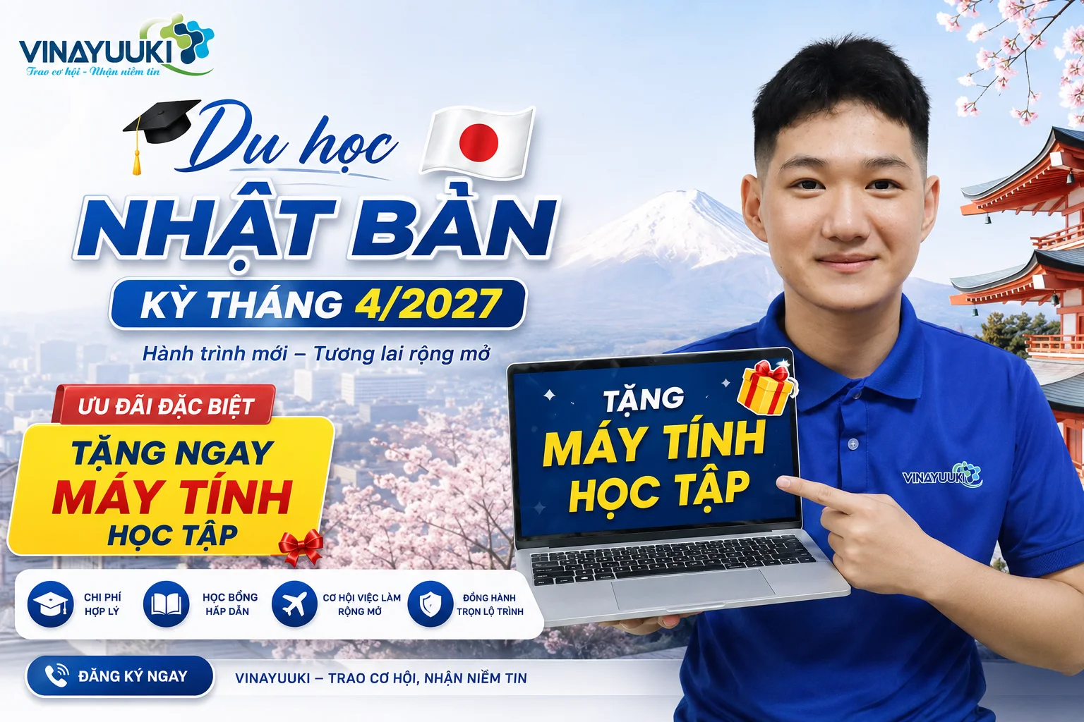 Chi phí du học Nhật Bản 2027 bao nhiêu? Bảng dự toán chi tiết
